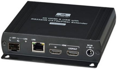 Удлинитель SC&T HKM01-4K HDMI KVM (комплект приёмник + передатчик) по Ethernet до 140м (CAT5e), до 150м (CAT6). Позволяет передавать HDMI(1.4, до 4K(3 Sct