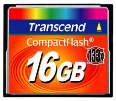 Карта памяти CompactFlash 16GB Transcend TS16GCF133 133x