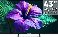 Телевизор TopDevice TDTV43CS05U_BK Frameless UHD ready/T2/S2/CI+/Dolby/AAC/Android 11 Smart (1.5/8Gb)/black