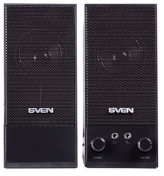 Компьютерная акустика 2.0 Sven SPS-604 SV-0120604BK 4 Вт, 90-20000 Гц, черные