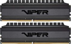 Модуль памяти DDR4 32GB (2*16GB) Patriot Memory PVB432G320C6K Viper 4 Blackout PC4-25600 3200MHz CL16 288-pin радиатор 1.35V RTL