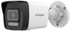 Видеокамера IP HiWatch DS-I450M(C)(2.8mm) 4Мп, уличная, цилиндрическая, с EXIR-подсветкой до 30м и встроенным микрофоном