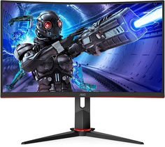 Монитор 27" AOC C27G2ZU 1920x1080, VA, изогнутый, 240Hz, 0.5 ms, 178°/178°, 300 cd/m, 80M:1, +2xHDMI 2.0, black-red