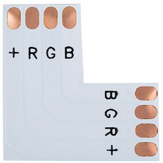 Плата Lamper 144-123 соединительная (L) для RGB светодиодных лент шириной 10 мм
