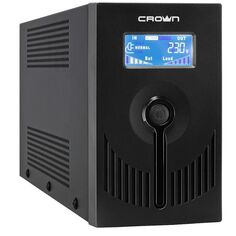 Источник бесперебойного питания Crown CMU-SP650EURO LCD USB CM000001870 650 V/|390 W, 140 - 290 V, 3 х EURO с резервным питанием и фильтрацией