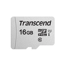 Карта памяти MicroSDHC 16GB Transcend TS16GUSD300S Class 10 U1 300S без адаптера