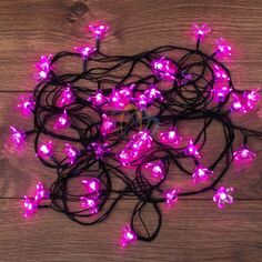 Гирлянда NEON-NIGHT 303-038 светодиодная, цветы сакуры, 50 LED розовые 7 метров с контроллером