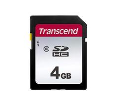 Карта памяти SDHC 4GB Transcend TS4GSDC300S UHS-I Class U1, 95Мб/с/45Мб/с