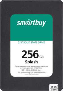 Накопитель SSD 2.5 SmartBuy SBSSD-256GT-MX902-25S3 Splash 256GB SATA 6Gb/s TLC 560/500MB/s IOPS 84K/78K MTBF 1.5M 7mm