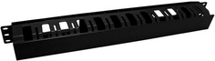 Органайзер 19, 1U Hyperline CM-1U-D53-PL-COV пластиковый с крышкой, глубина 53 мм,