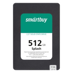 Накопитель SSD 2.5 SmartBuy SBSSD-512GT-MX902-25S3 Splash 512GB SATA 6Gb/s 3D TLC 560/510MB/s MTBF 1.5M 7mm
