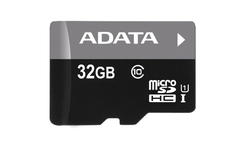 Карта памяти 32GB ADATA AUSDH32GUICL10-RA1 microSDHC Class 10 UHS-I (SD адаптер)