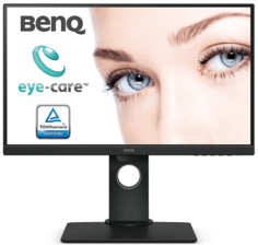 Монитор 23,8" BenQ BL2480T 9H.LHFLA.FPE 1920x1080, IPS, LED, 6ms, 16:9, 250 cd/m2, 20M:1, 178/178, D-sub, HDMI, DP, Flicker-free, HAS, Pivot, Tilt, Sw