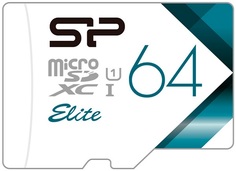Карта памяти 64GB Silicon Power SP064GBSTXBU1V21 Elite microSDHC Class 10 UHS-I Colorful