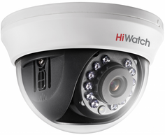 Видеокамера HiWatch DS-T591(C) 5Мп внутренняя купольная HD-TVI с ИК-подсветкой до 20м, объектив 2.8мм