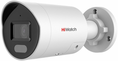Видеокамера IP HiWatch IPC-B042C-G2/UL(4mm) 4Мп уличная цилиндрическая с LED-подсветкой до 40м, строб и динамиком 1/1.8" Progressive Scan CMOS; объект