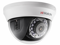 Видеокамера HiWatch DS-T591(C) (3.6 mm) 5Мп внутренняя купольная HD-TVI с ИК-подсветкой до 20м 1/2.5" CMOS матрица, объектив 3.6мм, угол обзора 80°