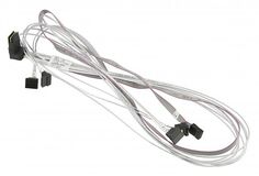 Кабель Supermicro CBL-SAST-0644 Right Angle MiniSAS SFF-8087 to 4 SATA 75/75/90/90cm with Sideband, 0.9m