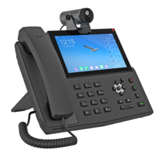 Телефон VoiceIP Fanvil X7A 20 линий SIP, 2х10/100/1000, 7" цветной дисплей 800x400, 127 клавиш быстрого набора, POE, Bluetooth, Wi-Fi,подсветка клавиш