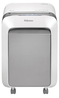 Уничтожитель бумаг Fellowes Powershred LX211 FS-50503 белый, DIN P-5, 2х12 мм, 15 лст, 23 лтр, Jam Proof, SafeSense