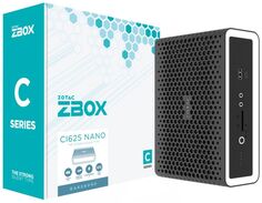 Платформа Zotac ZBOX CI625 nano i3-1115G4, 2*DDR4(3200), 2.5" HDD/SSD, M.2, 2*Glan, WiFi, BT, UHD graphics, SD card-reader, Thunderbolt 4, 4*USB 3.1,