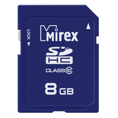 Карта памяти 8GB Mirex 13611-SD10CD08 SDHC Class 10