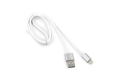 Кабель USB Cablexpert CC-S-APUSB01W-1.8M для Apple, AM/Lightning, серия Silver, длина 1.8м, белый, блистер