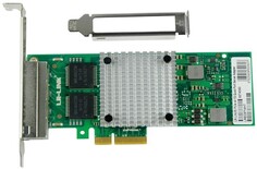 Сетевой адаптер LR-LINK LREC9714HT Intel I350 4xRJ45 1000/100/10Mbps PCIe v2.1 x4