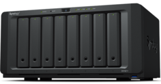 Сетевое хранилище Synology DS1821+ 8x3.5/2.5" HDD/SSD SATA (2xNVMe), RAID0/1/5/6/10, 4xRJ-45 1GbE LAN, 4xUSB 3.0, 2xeSATA, 1xGen3 x8 slot (x4 link), б