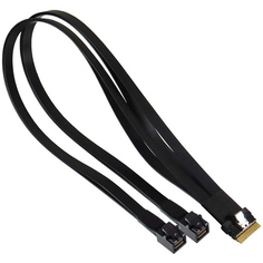 Кабель Supermicro CBL-SAST-1264-100 Slimline x8 (STR) to 2x MiniSAS HD x4,65CM,100 OHM,RoHS (SAS/SATA)