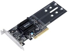 Плата Synology M2D18 с двумя слотами SSD M.2 для улучшенного кэширования SSD