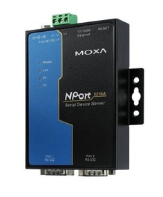 Преобразователь MOXA NPort 5210A 2 port RS-232 advanced, Power Adapter, DB9