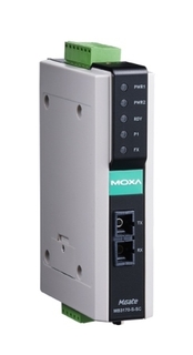 Преобразователь MOXA MGate MB3170I-M-SC 1-port advanced Modbus gateway multi-mode fiber port (SC connectors) and 2 KV optical isolation