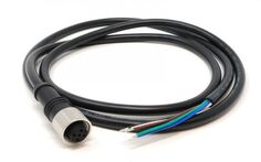 Кабель MOXA CBL-M12(FF5P)/OPEN-100 IP67 1-m M12-to-5-pin power cable with waterproof 5-pin A-coded