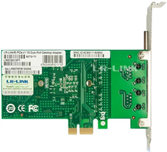Сетевой адаптер LR-LINK LREC9212PT Intel 82574 10/100/1000Mbps PCI Express 2.0 2 порт