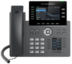 Телефон VoiceIP Grandstream GRP-2616 6 SIP аккаунтов, 6 линий 2хEthernet 10/100/1000, основной дисплей цветно 4,3", второй дисплей 2,4", книга на 2000