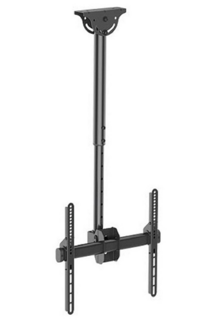 Кронштейн потолочный Arm Media LCD-1800 Arm Media 10176 для телевизора черный 26"-65" макс.50кг поворот и наклон