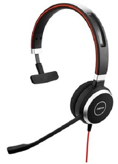 Гарнитура проводная Jabra Evolve 40 UC Mono 6393-829-209 UC, USB, один динамик