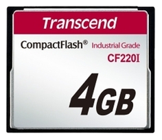 Промышленная карта памяти CompactFlash 4GB Transcend TS4GCF220I Compact Flash 220x Industrial