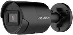 Видеокамера IP HIKVISION DS-2CD2083G2-IU(BLACK)(2.8mm) 8Мп уличная цилиндрическая с EXIR-подсветкой до 40м и технологией AcuSense; объектив 2.8мм