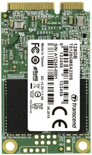 Накопитель SSD mSATA Transcend TS128GMSA230S MSA230S 128GB SATA3 550/400MB/s 3D TLC