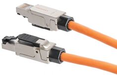 Коннектор NIKOMAX NMC-RJ88SE2-NT-MT RJ45/8P8C под витую пару, Кат.6 (Класс E), 250МГц, покрытие 50мкд, универсальные ножи, T568B, самозажимной, полный