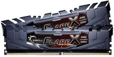 Модуль памяти DDR4 16GB (2*8GB) G.Skill F4-3200C16D-16GFX Flare X PC4-25600 3200MHz CL16 XMP 1.35V