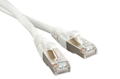 Кабель патч-корд F/UTP 5e кат. 1,5м. Hyperline PC-LPM-STP-RJ45-RJ45-C5e-1.5M-LSZH-GY серый, экранированный