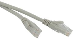 Кабель патч-корд Hyperline PC-LPM-UTP-RJ45-RJ45-C6a-0.5M-LSZH-GY U/UTP, Cat.6a 10G, LSZH, 0.5 м, серый