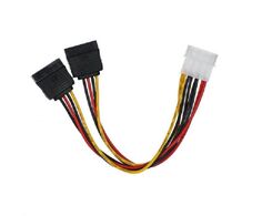Переходник VCOM VPW7572 питания SATA-устройств (1big ->2SATA)