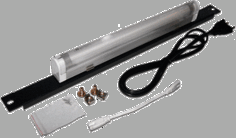 Лампа TWT TWT-CBW-LAMP подсветки в настенный шкаф 19",8W,белый свет,шнур 2 м
