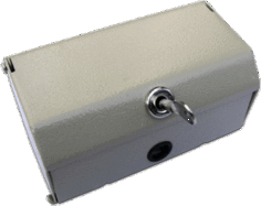Коробка распределительная TWT TWT-DB10-3P/KM на 3 плинта (30 пар), телефонная, металлическая, с замком