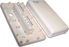 Коробка распределительная TWT TWT-DB10-1P-DIS на 1 плинт (10 пар), с плинтом