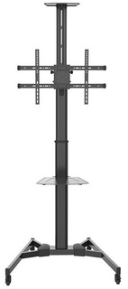 Стойка Digis DSM-P164C для ТВ 34"-70", до 50 кг, VESA до 600x400, наклон +10 -10°, высота 1285 - 1605мм